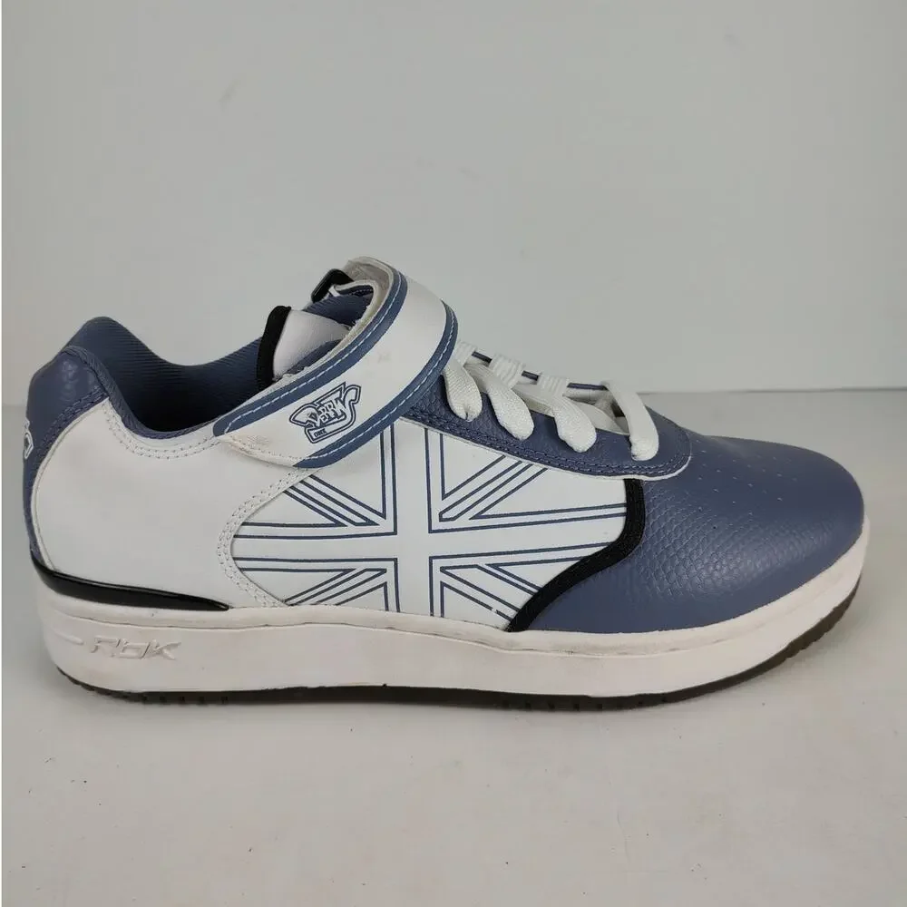 NOS Deadstock VTG Reebok Derrty One Nelly White Indigo Grey sneakers mens size 9